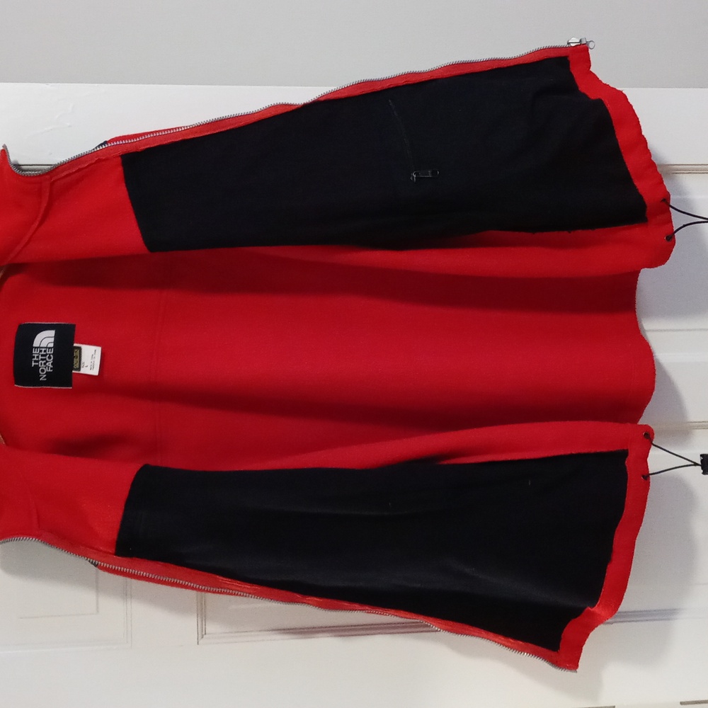 🌬VTG The North Face🌬 - Red/Black Denali Gore-Tex Windstopper Fleece Jacket - Picture 9 of 14